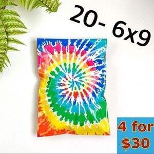 20- 6x9 Tie Dye Print Poly Mailers